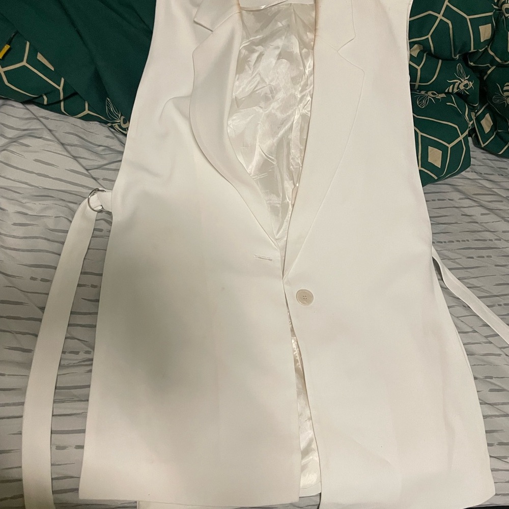 Zara double breasted sleeves blazer jacket